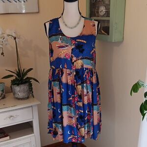 Kahala Shift Dress. Tropical. Hawaii
